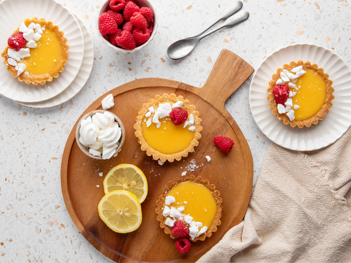 Lemon Curd Tartlets – Tala Cooking