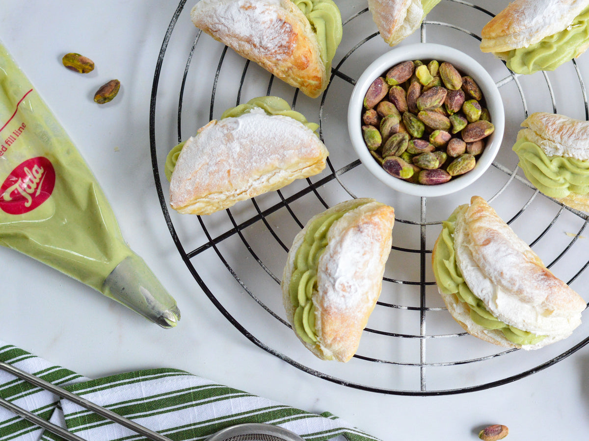 Pistachio Cream Puffs &ndash; Tala Cooking