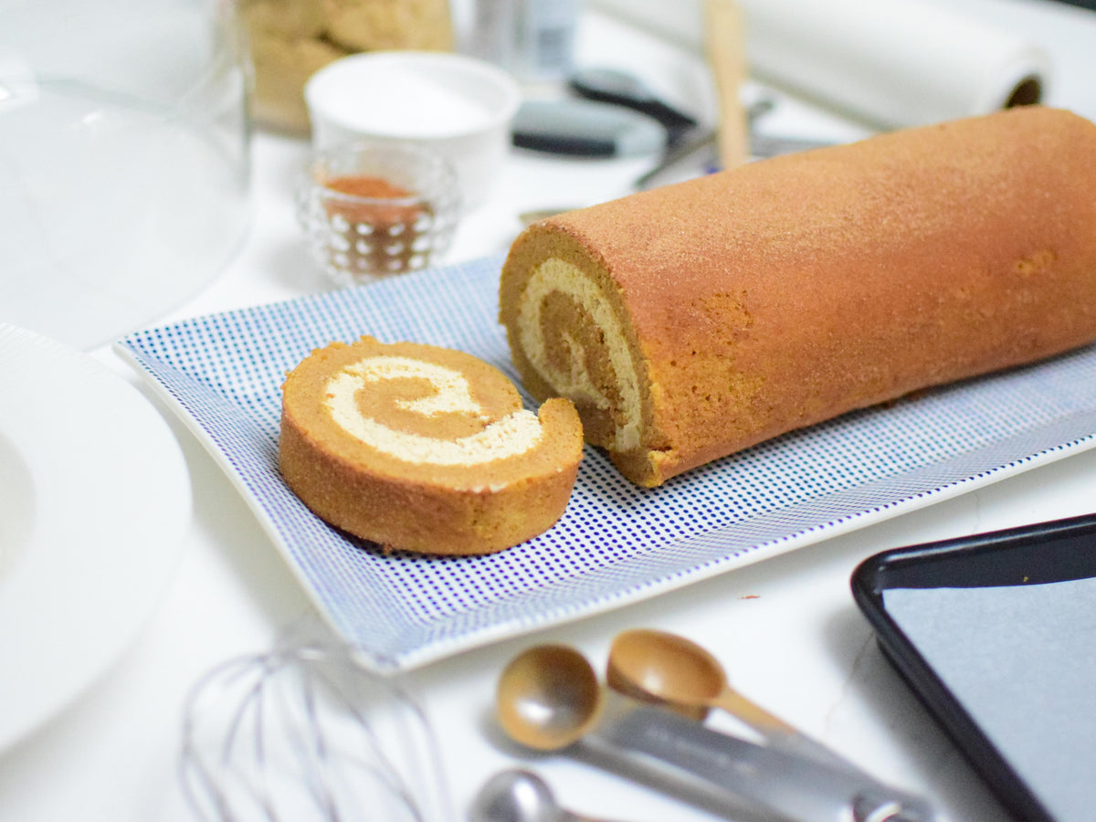 Gluten-free Pumpkin Swiss Roll &ndash; Tala Cooking