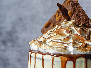 Ginger and White Chocolate Smores Cake
