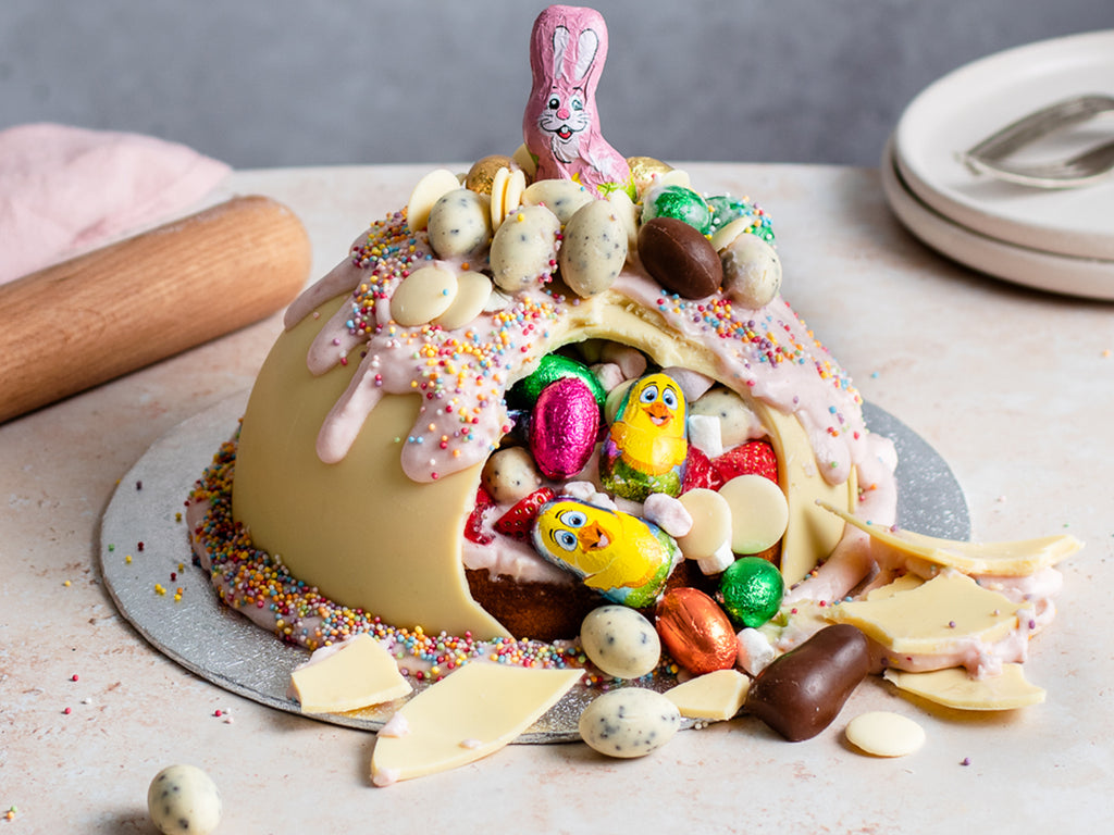 Easter Egg Smash Pinata Cake