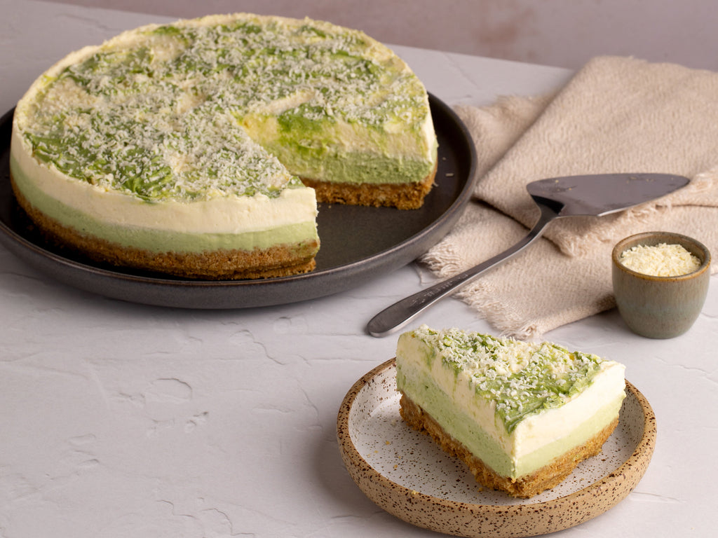 Matcha and White Chocolate Cheesecake – Tala Cooking