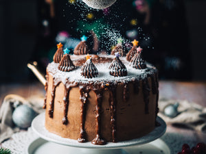 Rich & Indulgent Festive Chocolate & Hazelnut Cake