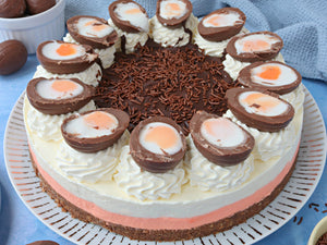 Creme Egg Cheesecake (No Bake)