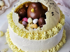 Lemon & Elderflower Easter Egg Smash Cake