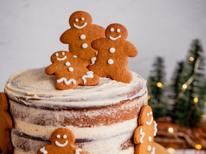 Caramel Gingerbread Man Cake