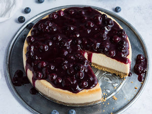 Vegan Blueberry Cheesecake