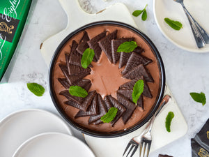 No Bake After Eight Cheesecake