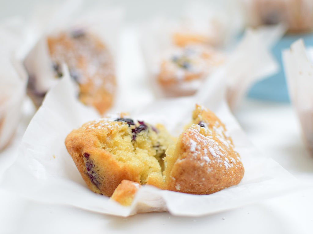 Vegan Coconut and Blueberry Muffins