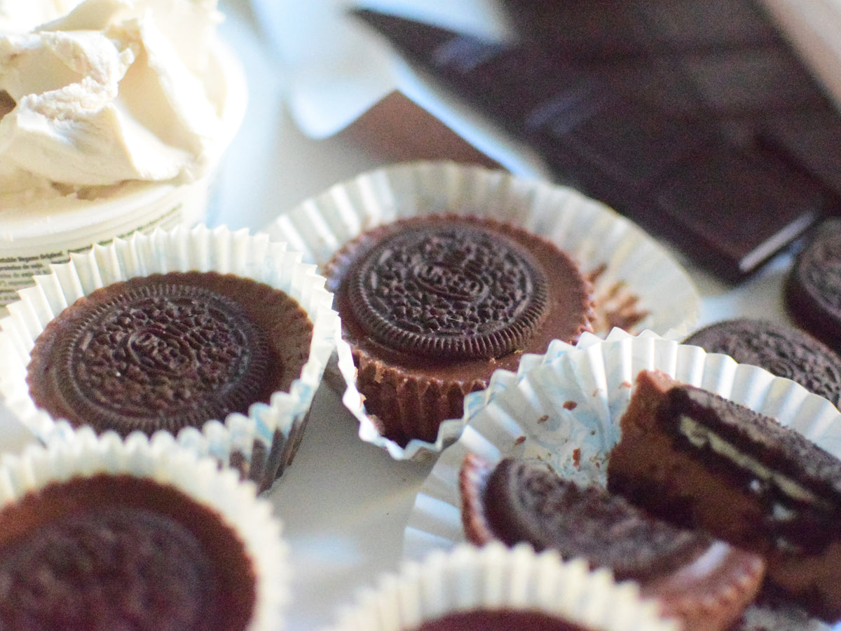 Vegan Chocolate Oreo Cheesecakes