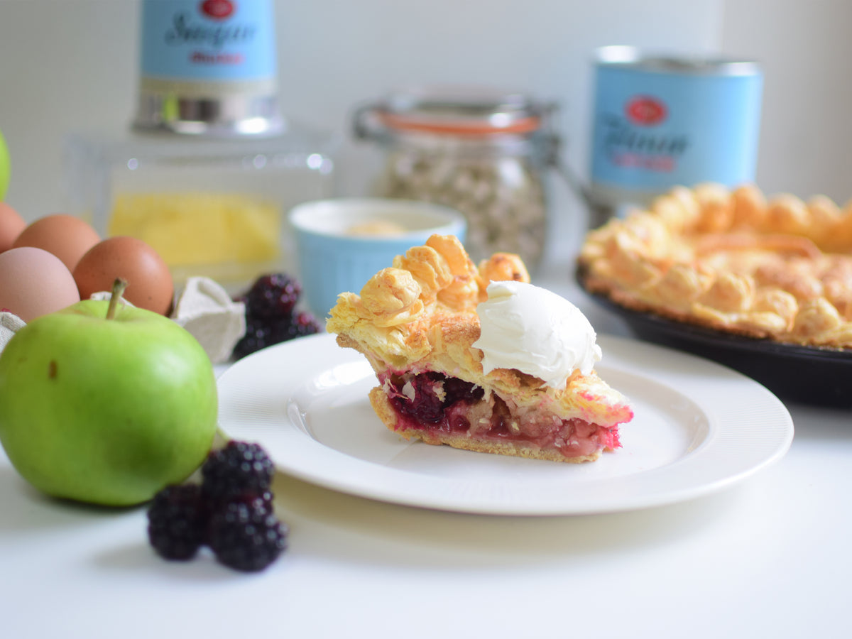 Apple and Blackberry Pie