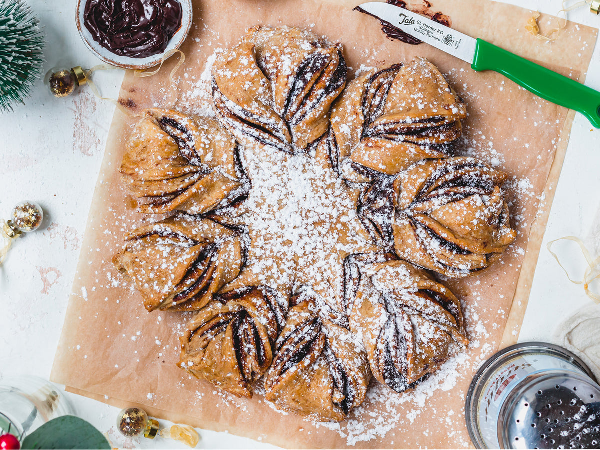 Vegan Chocolate Cinnamon Star Bread – Tala Cooking