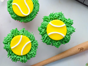 Tennis Ball Cupcakes