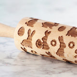 Tala Easter Wooden Revolving Rolling Pin