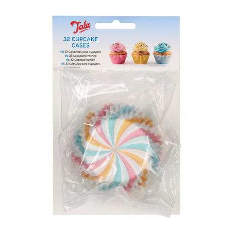 Tala 32 Rainbow Swirl Cupcake Cases