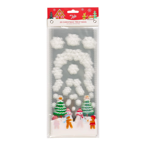 Tala Christmas 20 Snowman Treat Bags 12.5 x 28.5