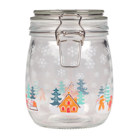 Tala 750ml Christmas Gingerbread Glass Jar