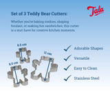 Tala 3 Teddy Bear Cookie Cutter