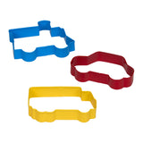Tala All Aboard Cutter Set - Red Car Yellow Truck Blue Train