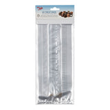 Tala 20 Cellophane Treat Bags 12.5 x 28.5 with Gold Twists