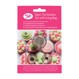 Tala 3 Open Tip Nozzles With Icing Bag