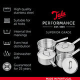 Tala Performance Superior 3 Piece Cookware Set 16/18 /20cm w. Free Multi-steamer
