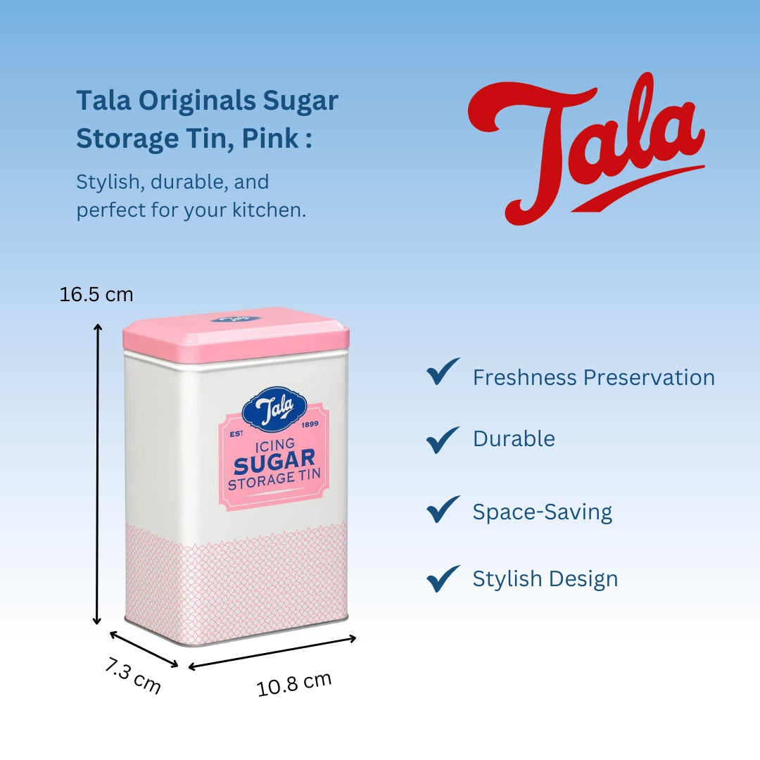 Tala Icing Sugar Storage Tin – Tala Cooking