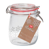 Tala Snowflake Christmas Glass Jar