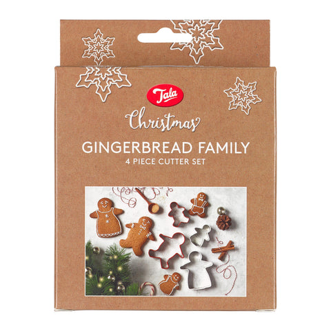 Tala Originals 4 Christmas Gingerbread Family cutter set