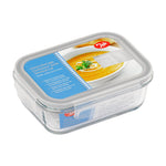 Glass storage container with Vented lid